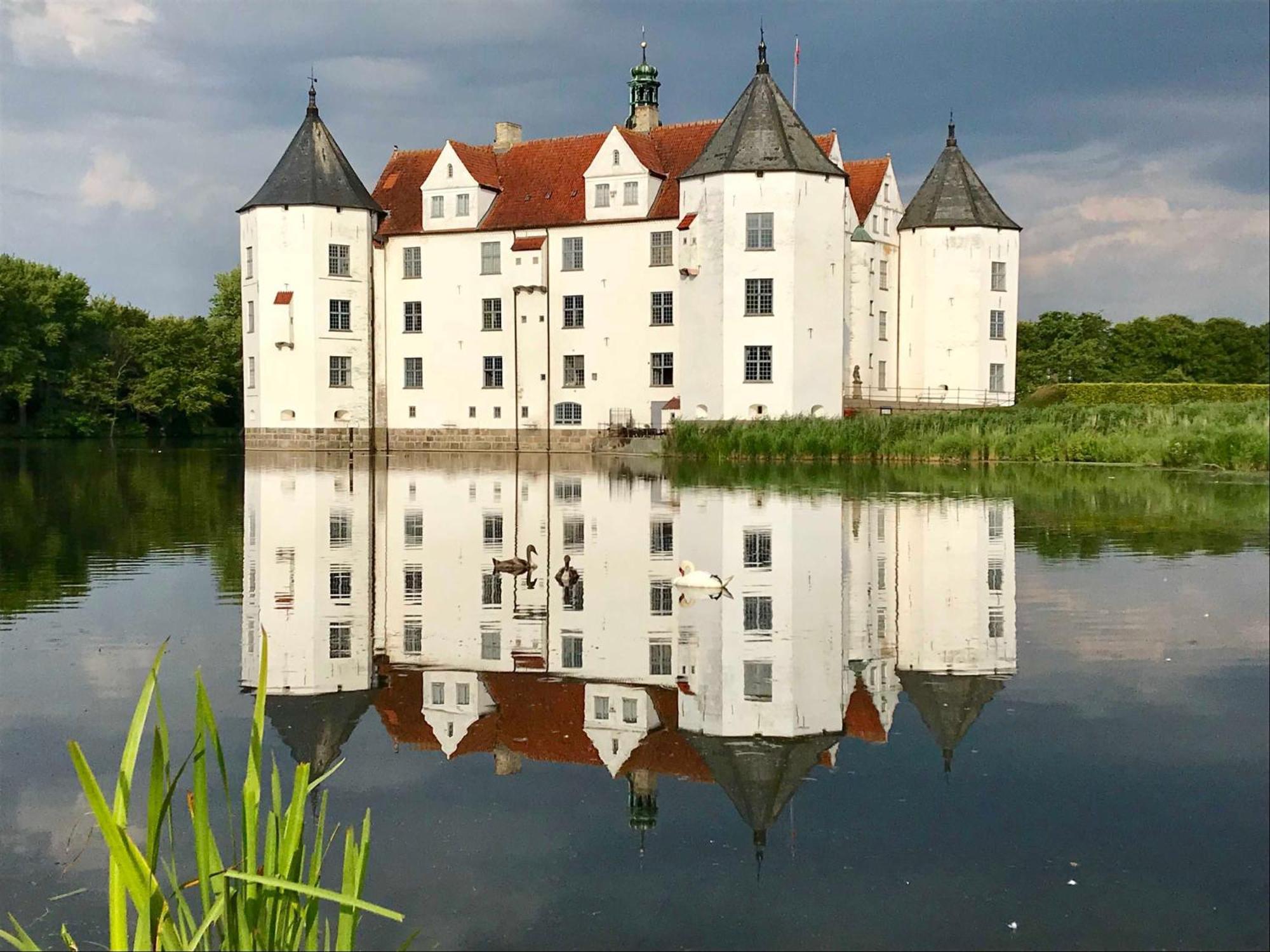 Ferienwohnung Skowronek am Kurpark Glucksburg Bagian luar foto